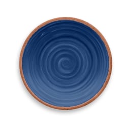 TarHong Indigo Melamine Rustic Swirl Salad Plate 1 pc