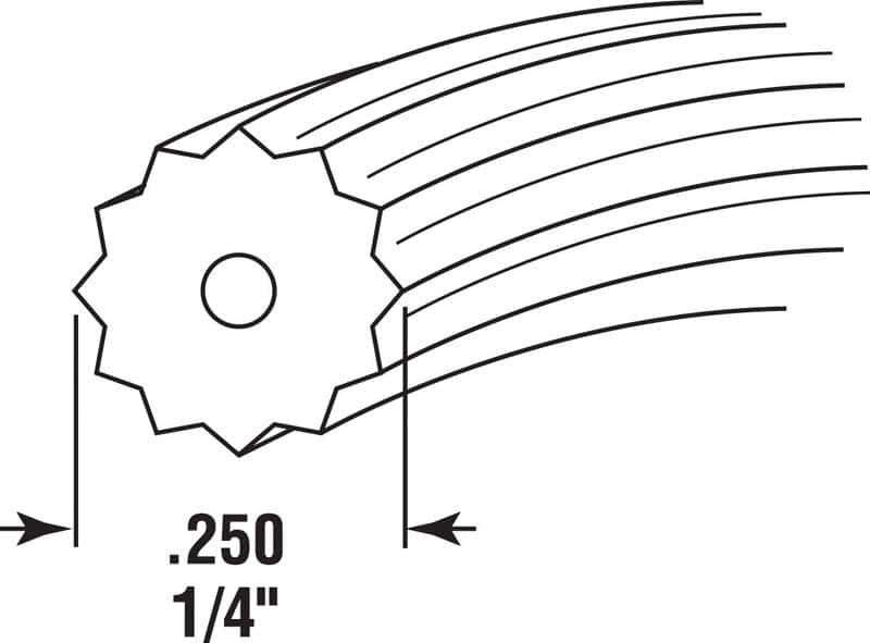 Prime-Line 0.25 in. D X 300 in. L Screen Spline Prime-Line 0.25 in. D X 300 in. L Screen Spline