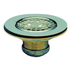Keeney 4 1/2 in. Polished Stainless Steel Sink Strainer