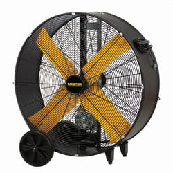 Pinnacle Master Pro 39 in. H X 36 in. D 2 speed Barrel Fan