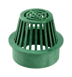 NDS 6 in. Green Round Polyethylene Atrium Grate