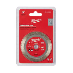 Milwaukee 3 in. D X 3/8 in. Diamond Tile Blade 1 pc