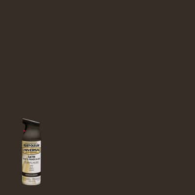 Rust Oleum Universal Satin Espresso Brown Spray Paint 12 Oz Ace Hardware - Espresso Brown Color Spray Paint
