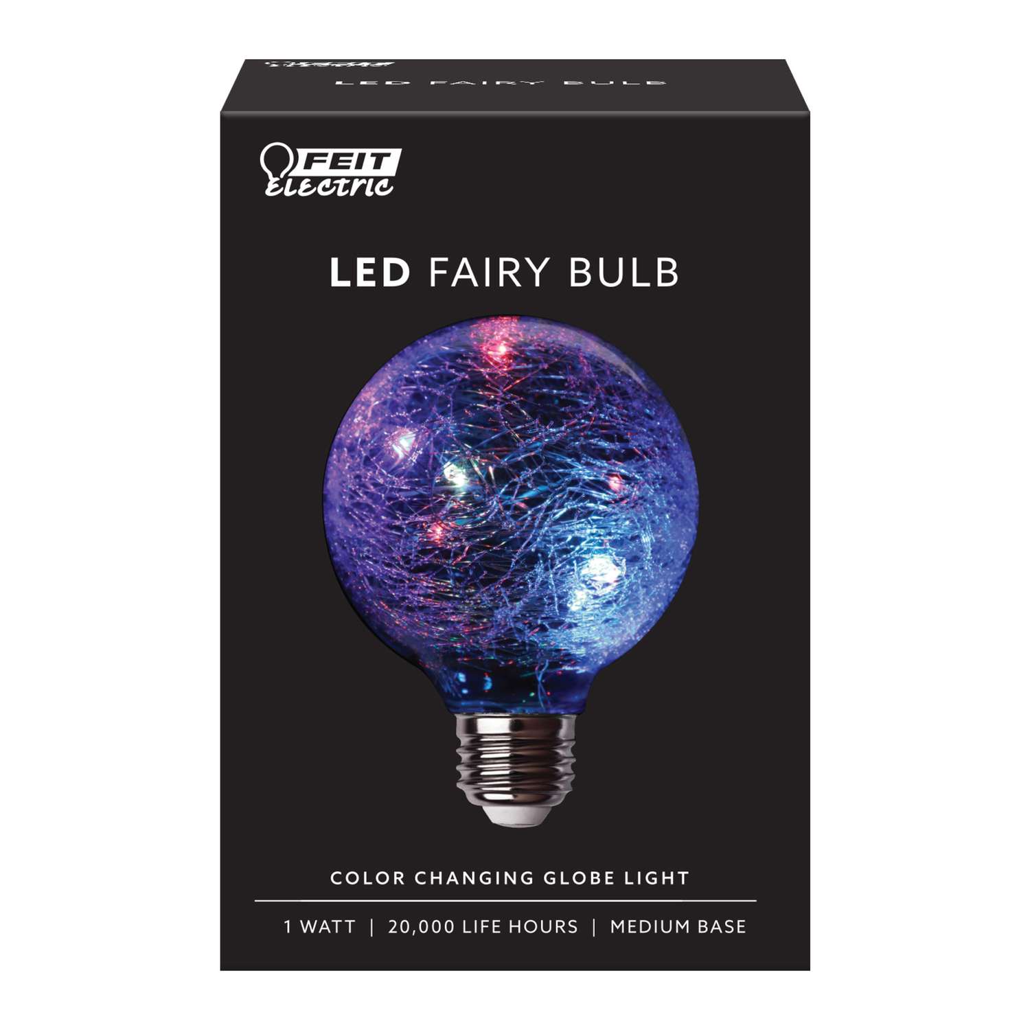 FEIT Electric Fairy G25 E26 (Medium) LED Bulb MultiColored 1 pk Ace