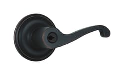 Brinks Push Pull Rotate Glenshaw Oil Rubbed Bronze Entry Lever KW1 1.75 in.