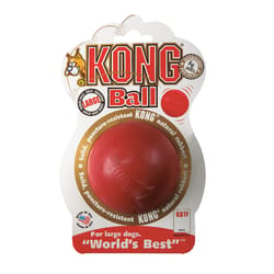 Kong Red Rubber Rubber Ball Large 1 pk