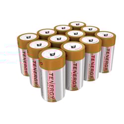 Tenergy D Alkaline Batteries 12 pk Boxed