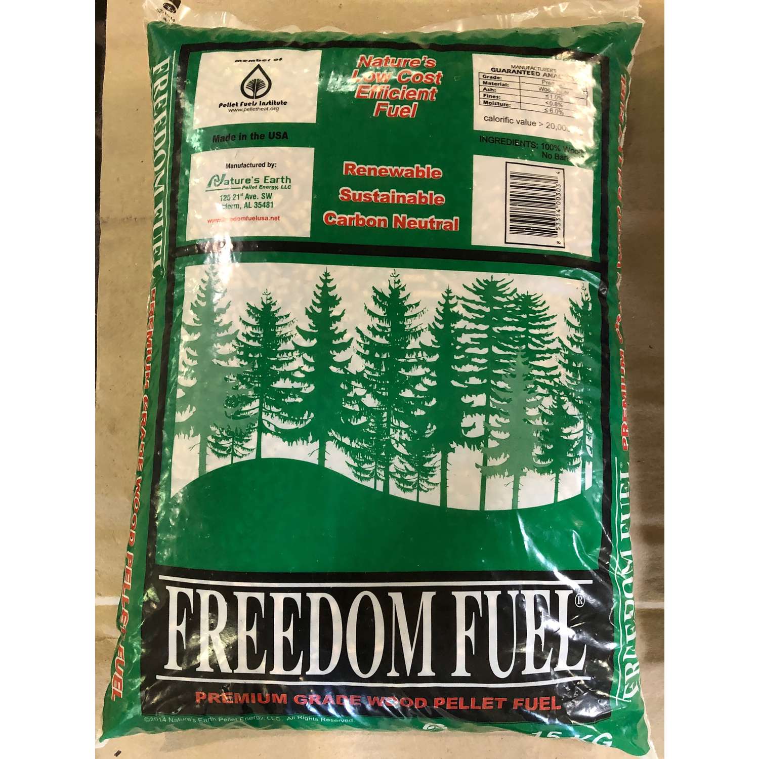 FREEDOM FUEL Pine Wood Pellet Fuel 33 lb - Ace Hardware