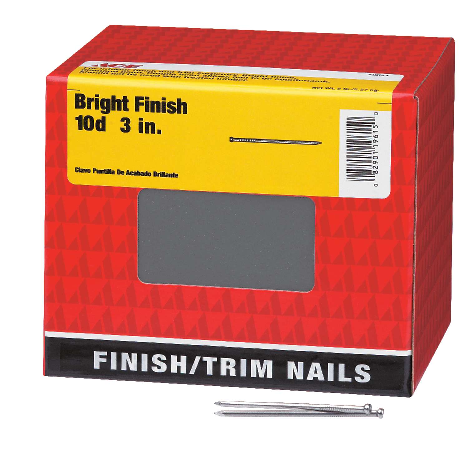 Ace 10D 3 in. Finishing Bright Steel Nail Countersunk 5 lb. Ace Hardware