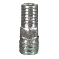 BK Products 1 in. Barb X 1 in. D MPT Galvanized Steel Adapter