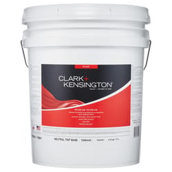 Clark+Kensington Flat Tint Base Neutral Base Premium Paint Interior 5 gal