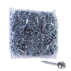 HILLMAN Power Pro No. 10 Ga. X 1.5 in. L Hex Drive Washer Head Coarse Roofing Screws