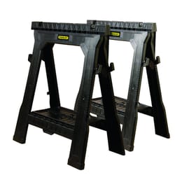 Stanley 32 in. H X 26-7/8 in. W X 2-1/8 in. D Folding Sawhorse 1000 lb. cap. 1 pk