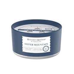 Candle-Lite Rugged & Refined White Silver Mountain Scent Candle 16.25 oz