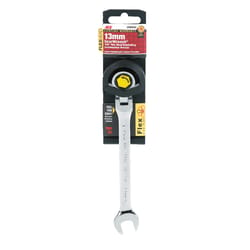 Ace Pro Series GearWrench 13 mm X 13 mm Metric Flex Head Combination Wrench 7.09 in. L 1 pc