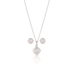 Montana Silversmiths Women's Making Memories Crystal Silver Jewelry Sets Brass Water Resistant
