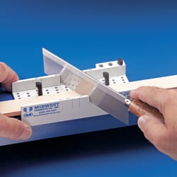 Midwest Products 6 in. L Plastic Miter Box Ivory 1 pc