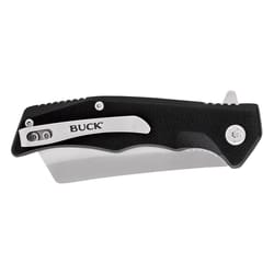 Buck Knives Trunk Black 7Cr Stainless Steel 6.88 in. Cleaver Pocket Knife