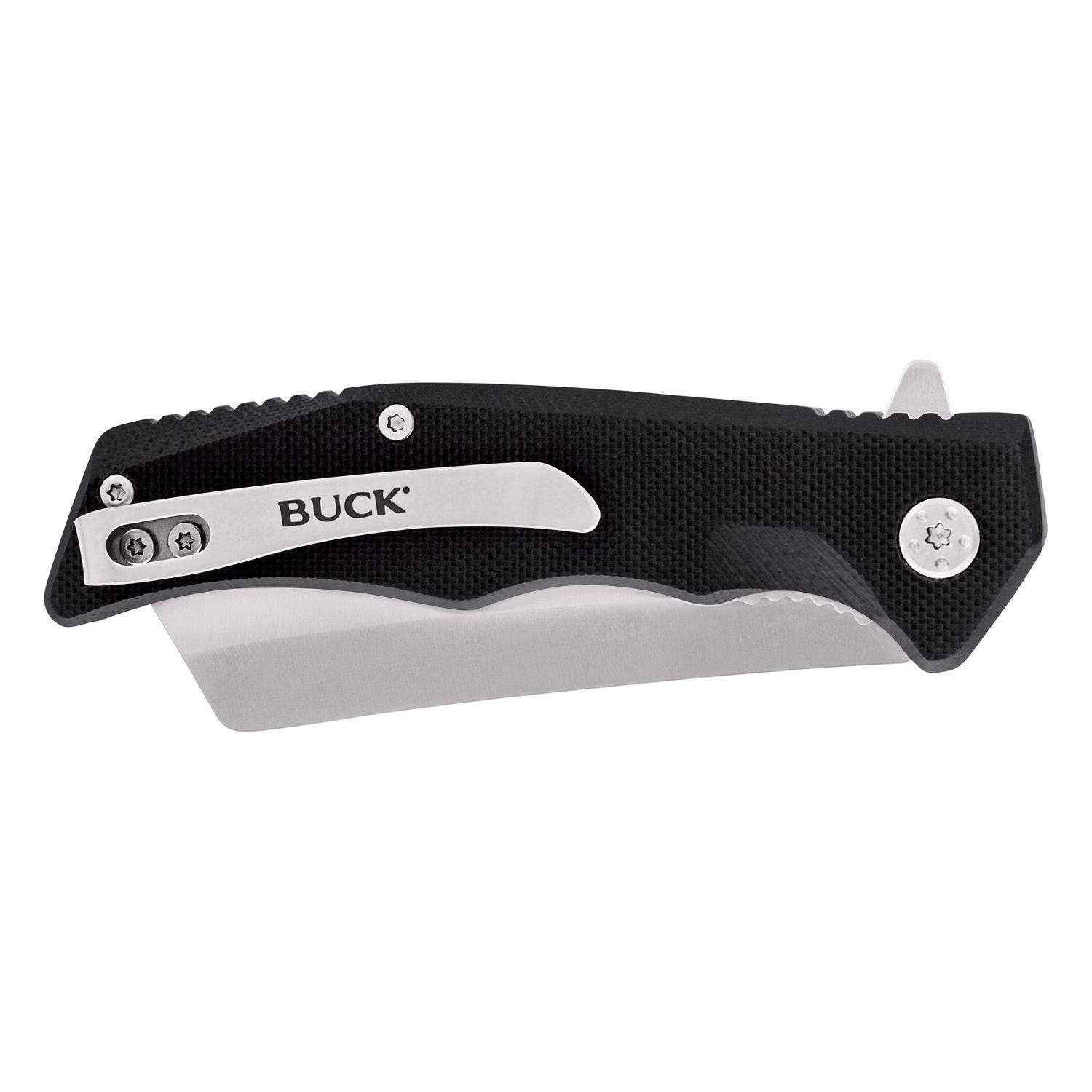 Blackstone Folding Pocketknife Locking Blade Black & Silver Handle