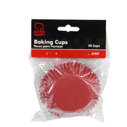 Chef Craft Dark Red Paper Baking Cups