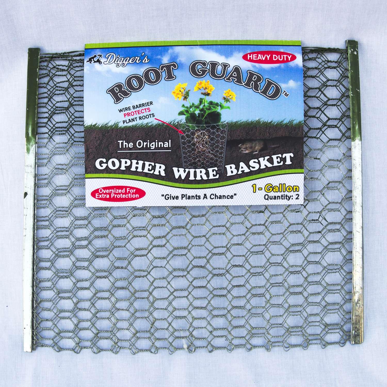 Diggers Root Guard 13.5 in. H x 13 in. W x 0.3 in. D Silver Coated Wire