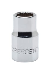 Crescent 22 mm S X 3/8 in. drive S Metric 12 Point Standard Socket 1 pc