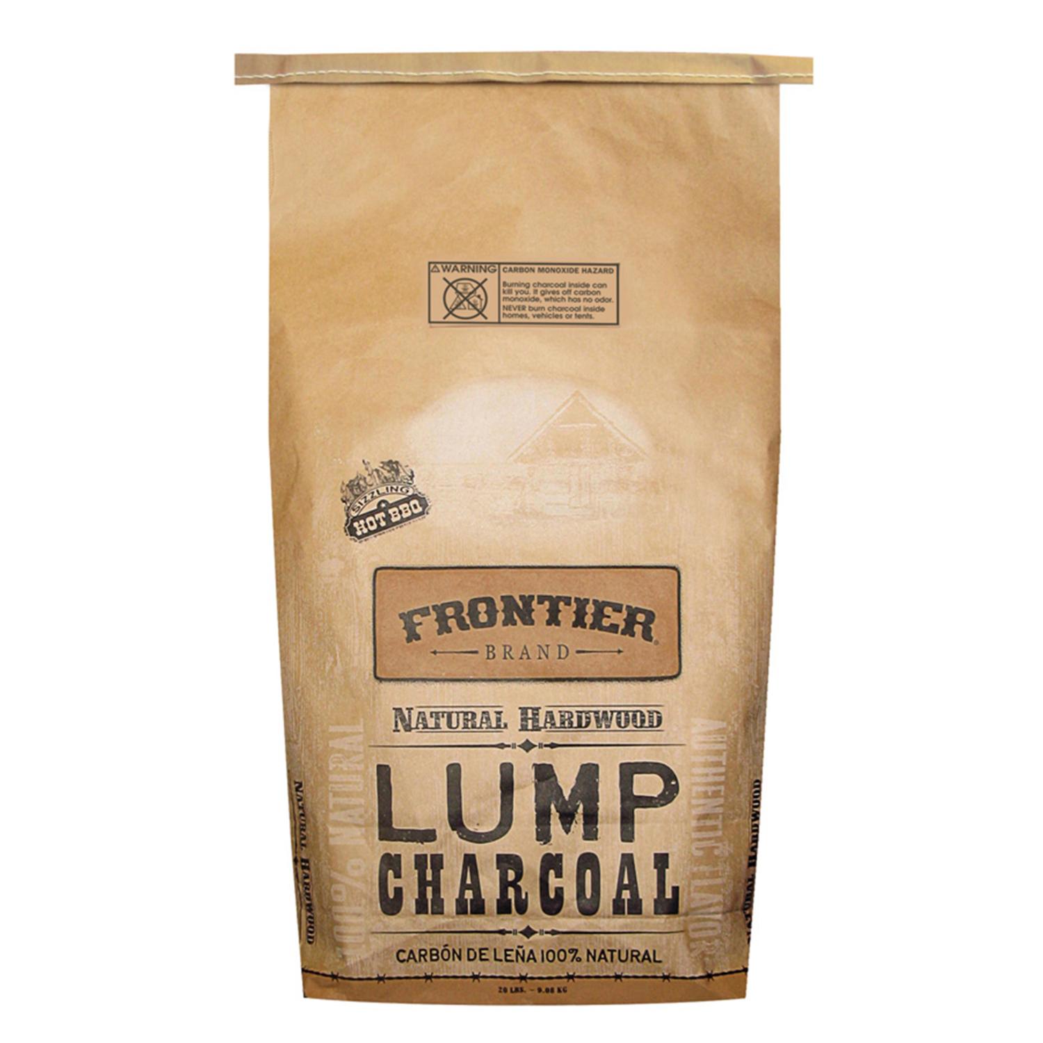 UPC 016800341182 product image for Frontier Natural Hardwood Lump Charcoal 20 lb. | upcitemdb.com