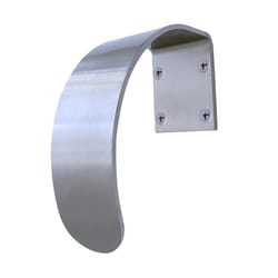 Tell 2 in. L Satin Silver Stainless Steel Hands-Free Door Pull