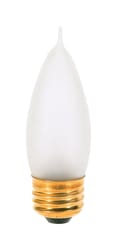 Satco 25 W CA10 Decorative Incandescent Bulb E26 (Medium) Soft White 2 pk