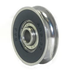 Barton Kramer 1-1/2 in. D X 1.5 in. L Stainless Steel Bearing Wheel 2 pk