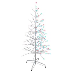 Celebrations LED Multi Birch 4 ft. Yard Decor