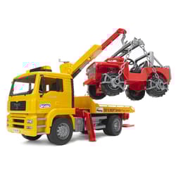 Bruder Man Tow Truck with Vehicle Toy Multicolored