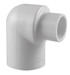 Charlotte Pipe Schedule 40 1-1/2 in. Slip X 1 in. D Slip PVC Elbow