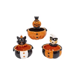 Gerson 7 in. Halloween Candy Bowl Fall Decor