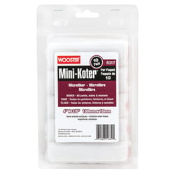 Wooster Mini-Koter Microfiber 4 in. W X 3/8 in. S Mini Paint Roller Cover 10 pk