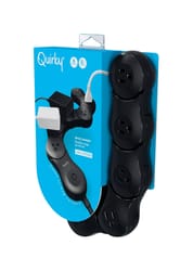 Quirky Pivot Power 5 ft. L 6 outlets Surge Protector Black 1080 J