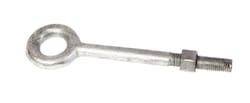 Baron 3/8 in. X 2-1/2 in. L Hot Dipped Galvanized Steel Eyebolt Nut Included