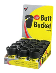 Victor Black Butt Bucket Extinguishing Ashtray 1 pk