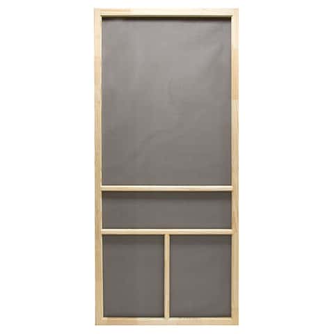 Precision 80-1/2 in. H X 36 in. W Dogwood Natural Wood Wood Screen Door Precision 80-1/2 in. H X 36 in. W Dogwood Natural Wood Wood Screen Door