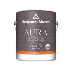 Benjamin Moore Aura Exterior Satin White Paint Exterior 1 gal