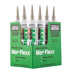 Sashco Mor-Flexx Gray Elastomeric Acrylic Latex Mortar and Stucco Repair Caulk 10.5 oz