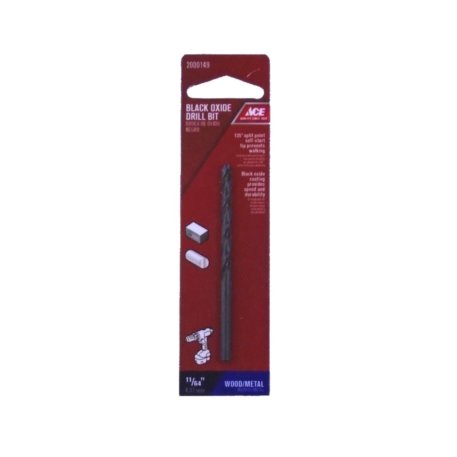 Ace 11/64 in. X 3-1/4 in. L High Speed Steel Drill Bit 1 pc