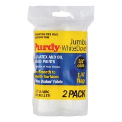Purdy  White Dove  Dralon  1/4 in.  x 4.5 in. W Mini  Paint Roller Cover  2 pk 