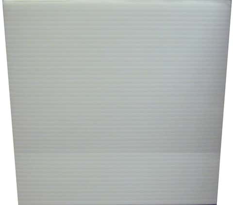 Plaskolite Single Corrugated Plastic Sheet 18 in. W X 24 in. L X .157 in. T