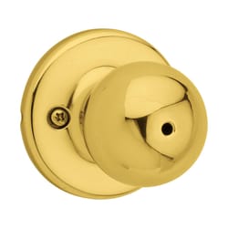 Sure-Loc Hardware Satin Brass Interior Passage Door Knob in the Door Knobs  department at