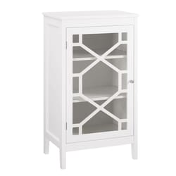 Linon Home Decor 36-1/4 in. H X 20-1/8 in. W X 15 in. D White Wood Cabinet