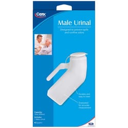 Carex White Male Urinal 32 oz 1 pk