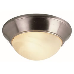 Bel Air Lighting Athena 6 in. H X 12 in. W X 12 in. L Brushed Nickel Silver Ceiling Fixture