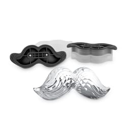 Tovolo Black/Clear Plastic/Rubber/Silicone Ice Mold