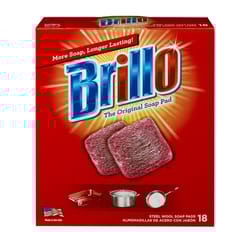 Brillo Heavy Duty Soap Pad For All Purpose 18 pc